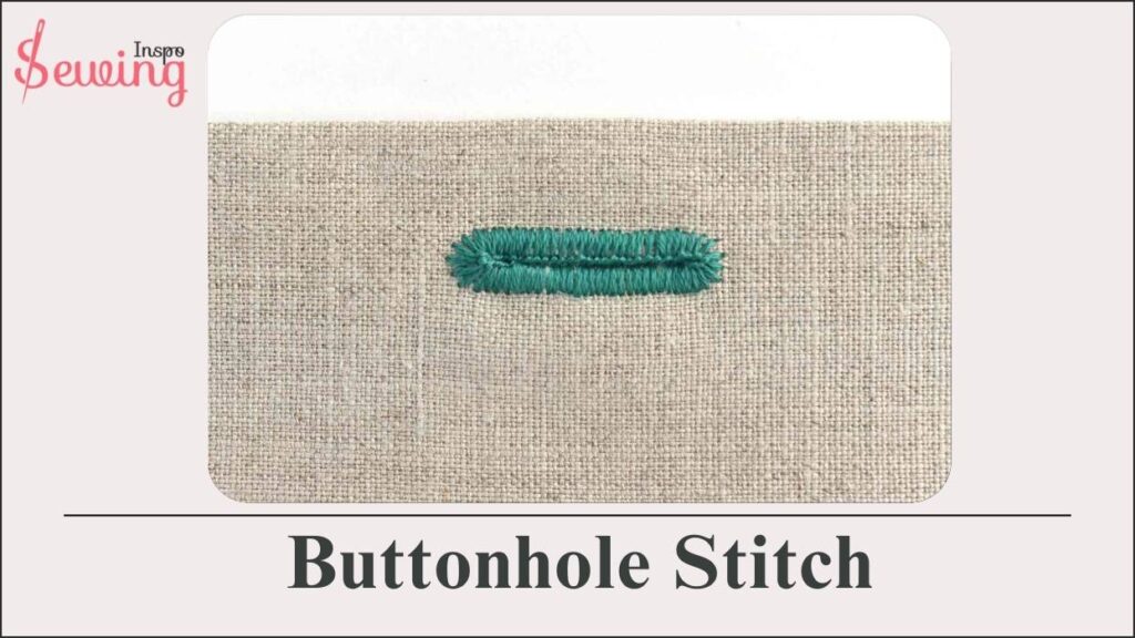 buttonhole stitch by hand