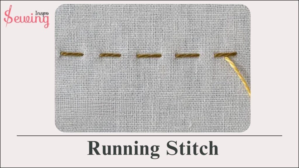 running stitch hand sewing