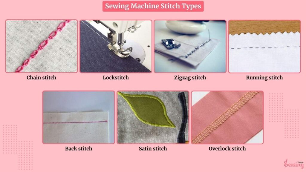sewing machine stitch types