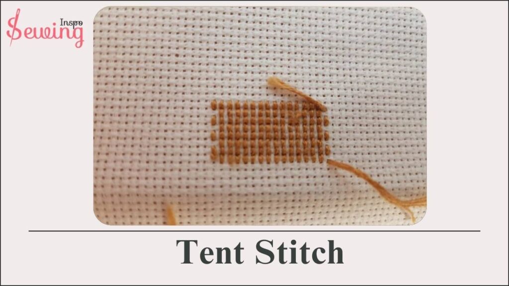 tent stitch tutorial