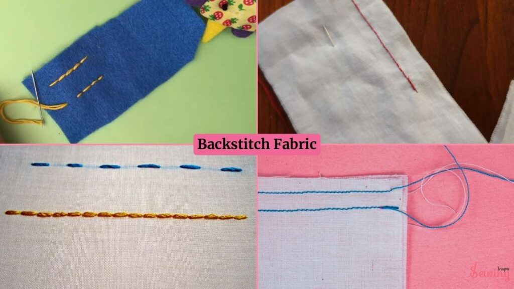 backstitch fabric