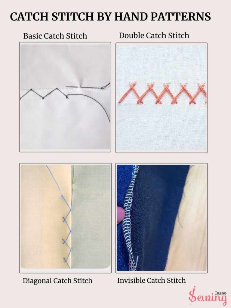 Catch Stitch By Hand Patterns