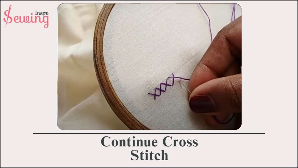 continue cross stitch pattern