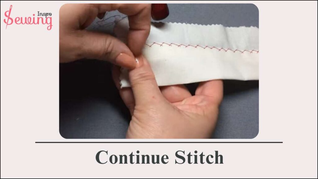 how to do a continuous stitch