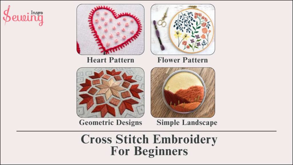 cross stitch embroidery designs for beginners