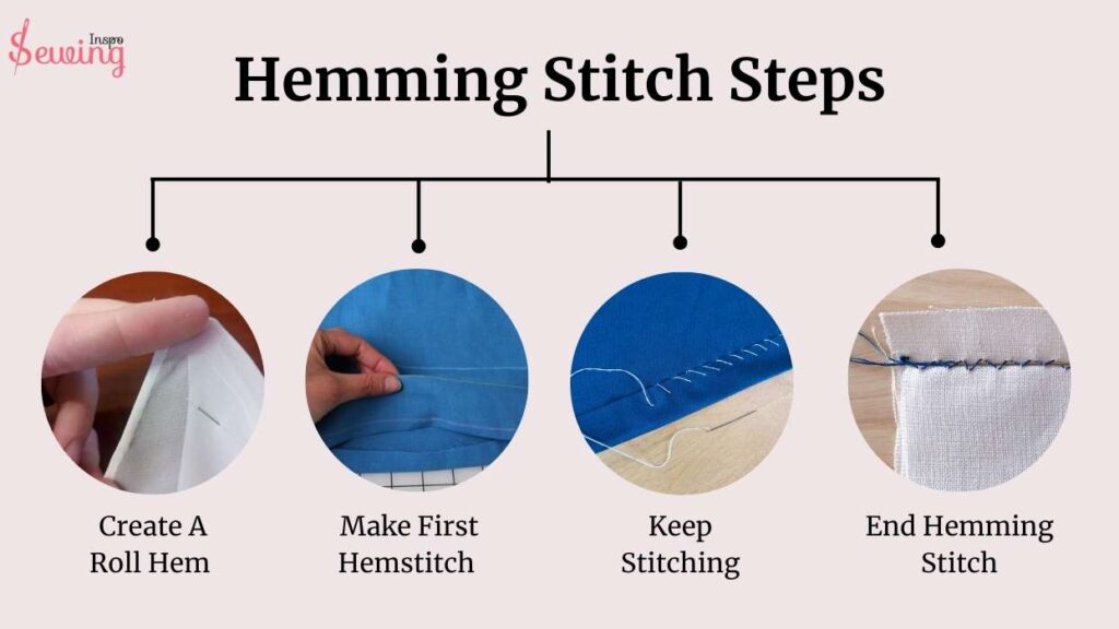 Hemming Stitch Steps