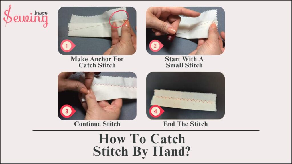 how to sew catch stitch by hand