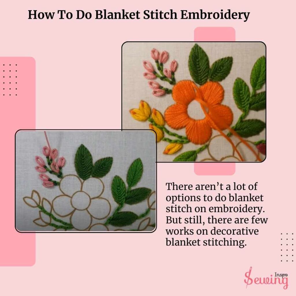 How To Do Blanket Stitch Embroidery