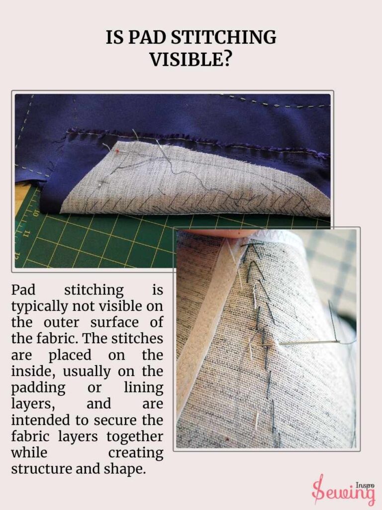 Is Pad Stitching Visible