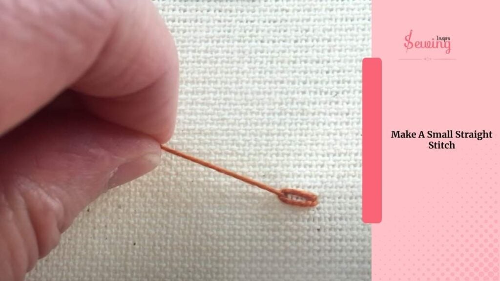 Make A Small Straight Stitch