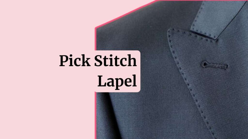 Pick Stitch Lapel