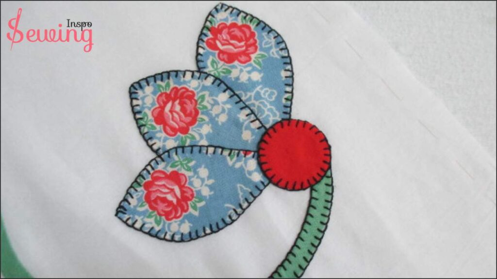 how to blanket stitch applique by hand