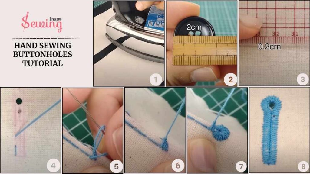 Hand Sewing Buttonholes Tutorial