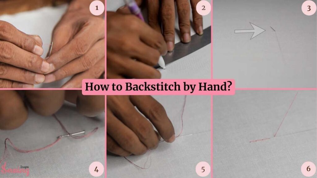 how to backstitch by hand