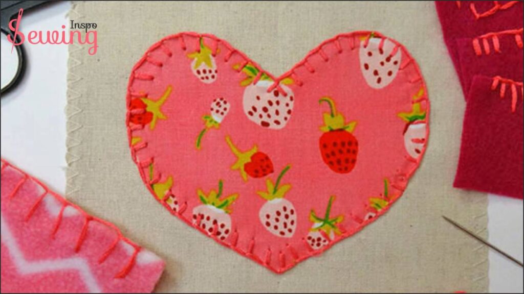 how to blanket stitch applique