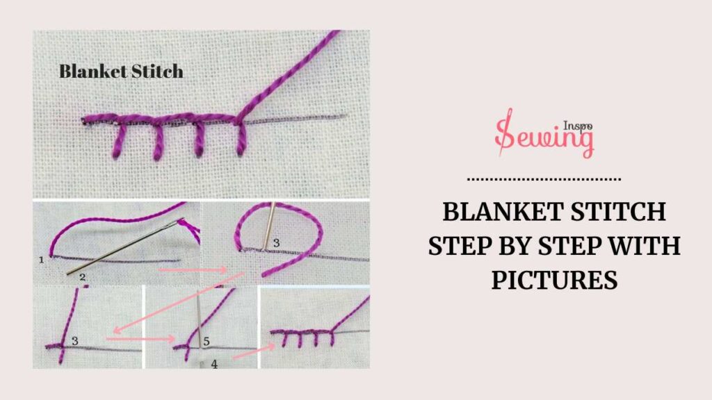 Blanket Stitch Step By Step With Pictures 