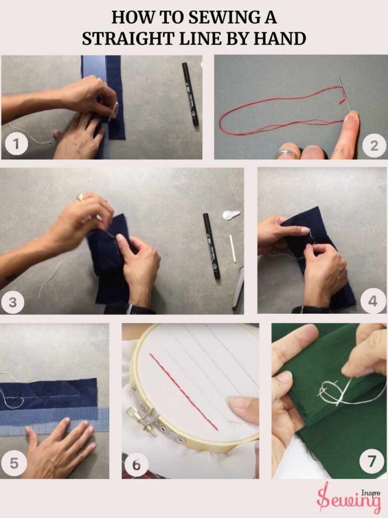 How To Sewing A Straight Line By Hand