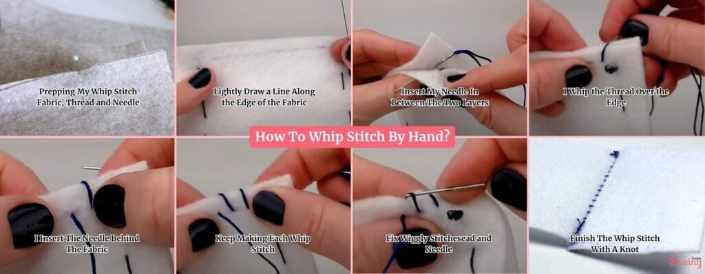How To Whip Stitch By Hand
