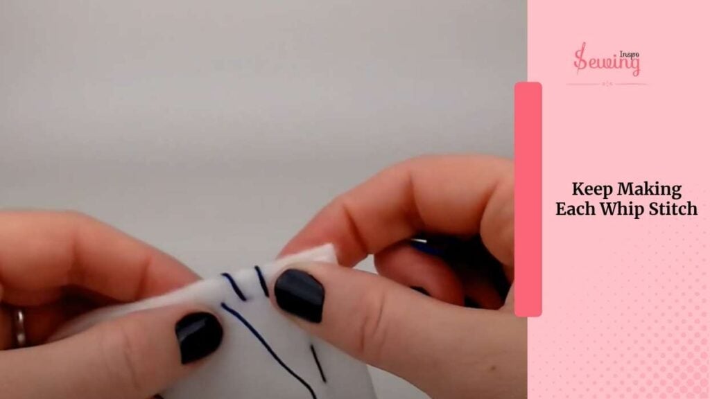 Keep Making Each Whip Stitch