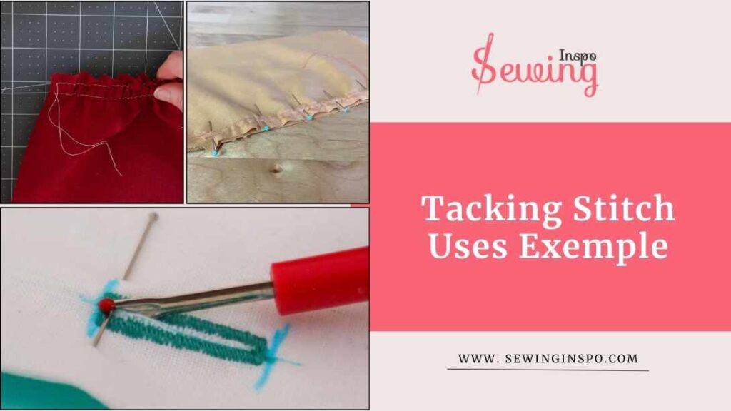 Tacking Stitch Uses Example