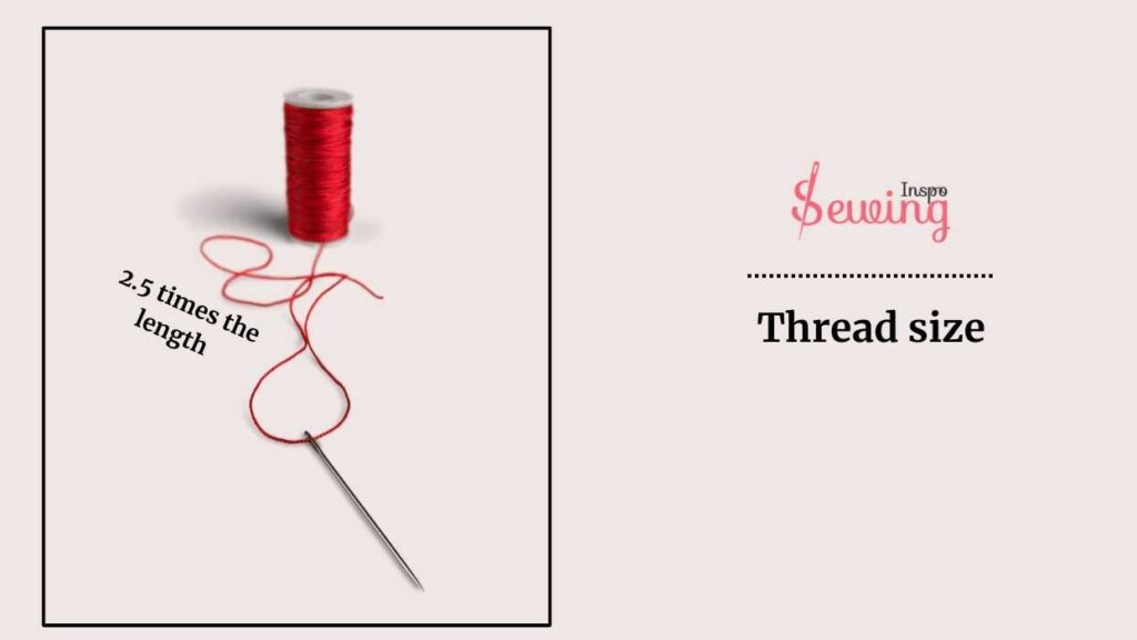 Secure Your Thread For Whip Stitch