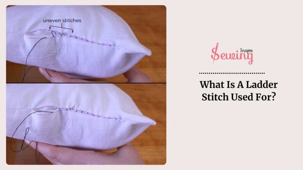 What Is A Ladder Stitch Used For