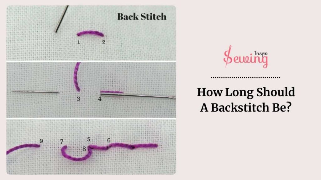 How Long Should A Backstitch Be