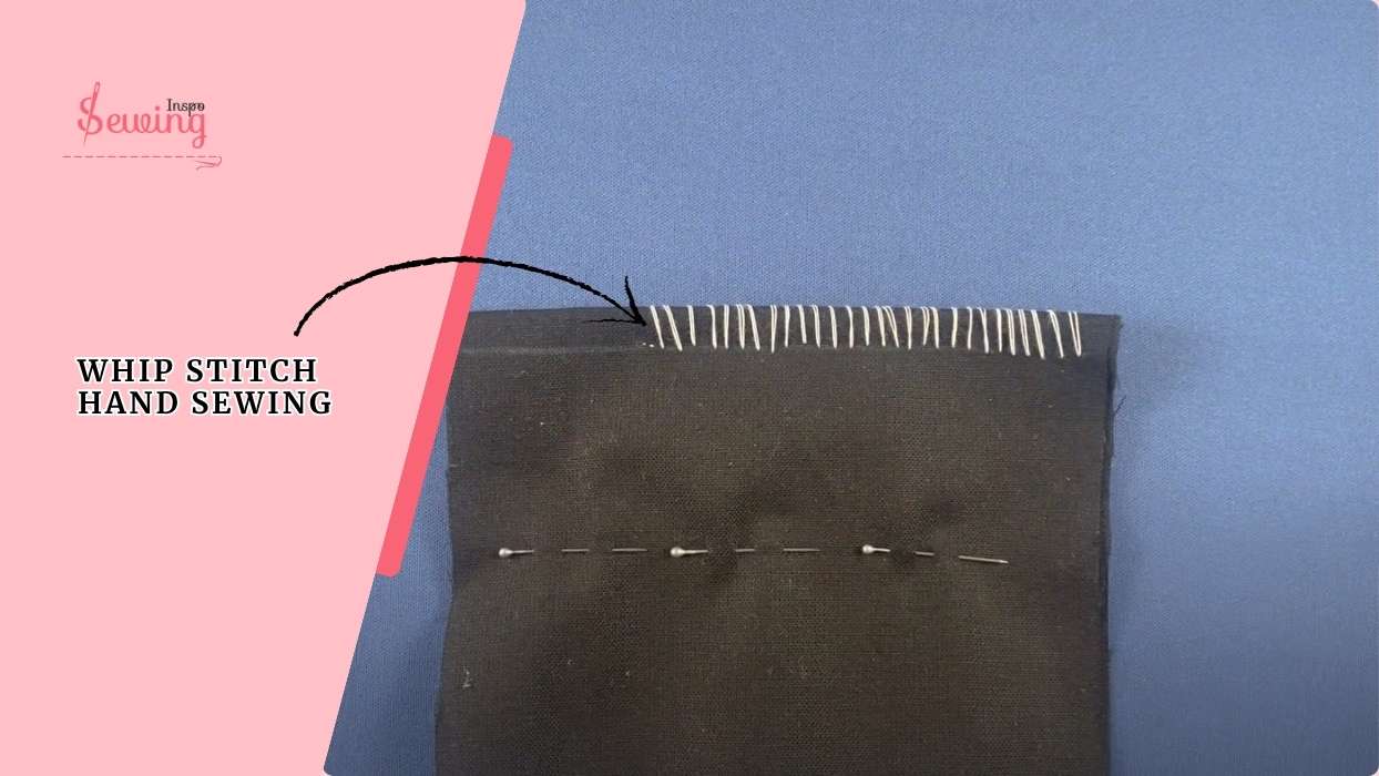 whip stitch hand sewing