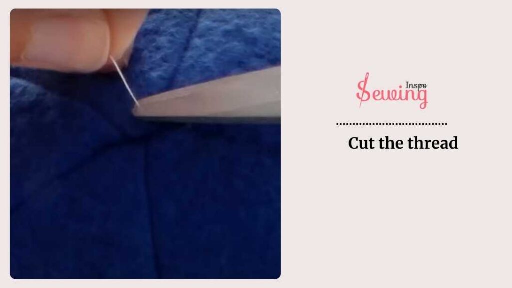 ending a ladder stitch