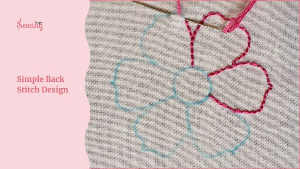 Simple Back Stitch Design
