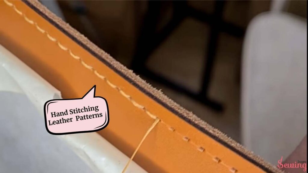 Back Stitch Leather Patterns