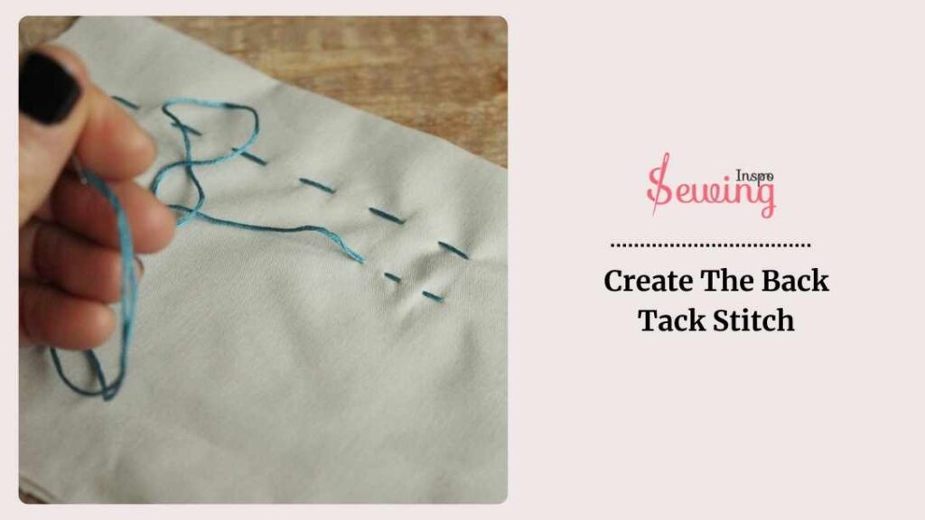 Create The Back Tack Stitch