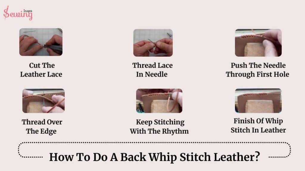 How To Do A Back Whip Stitch Leather