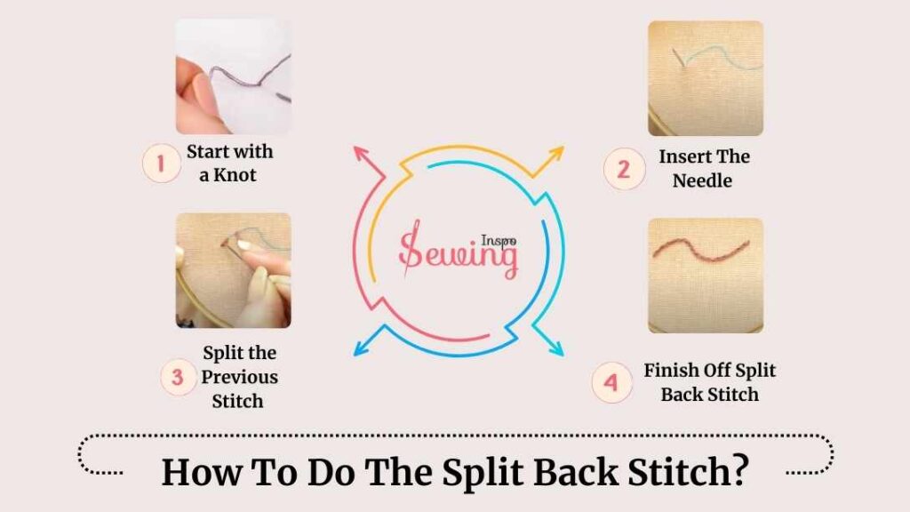 How To Do The Split Back Stitch