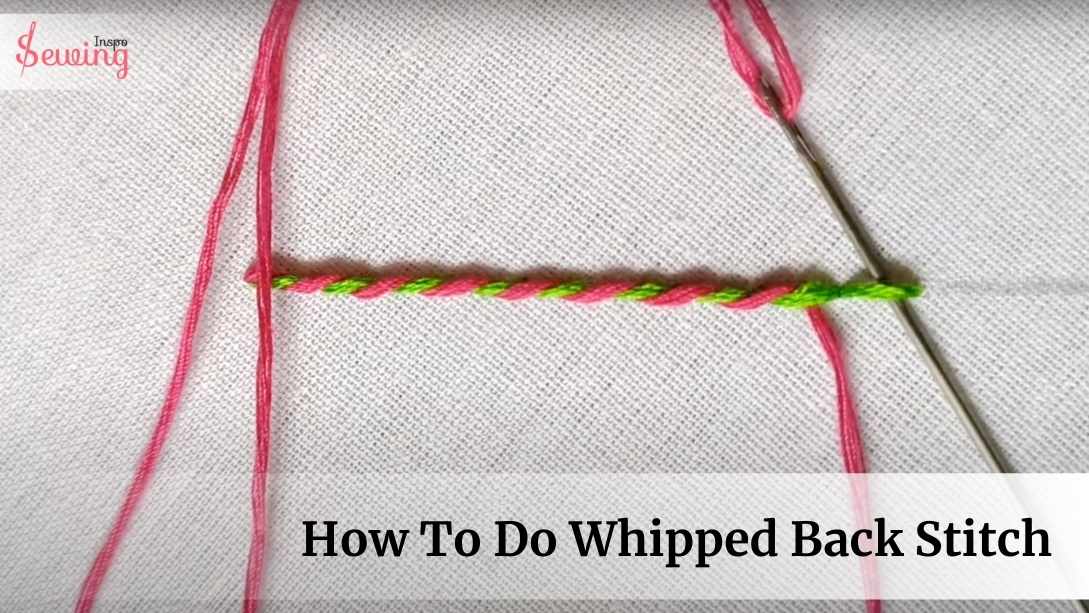 how to do whipped back stitch