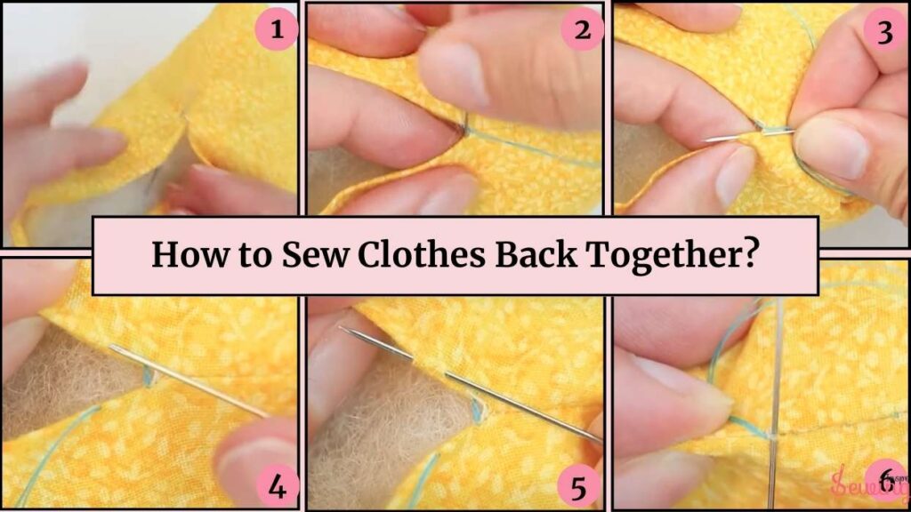 How To Sew Clothes Back Together