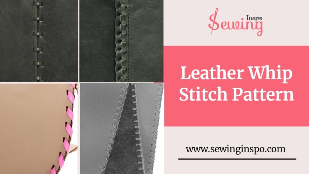 Leather whip stitch pattern