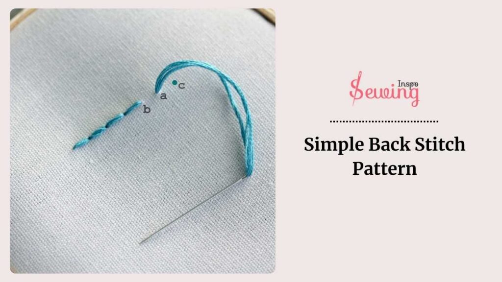 Simple Back Stitch Pattern