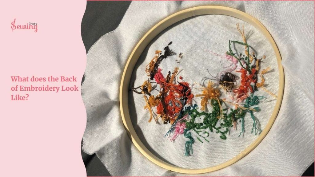 What Does The Back Of Embroidery Look Like