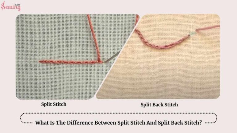 4 Steps To Do Split Back Stitch & Split Back Stitch Design