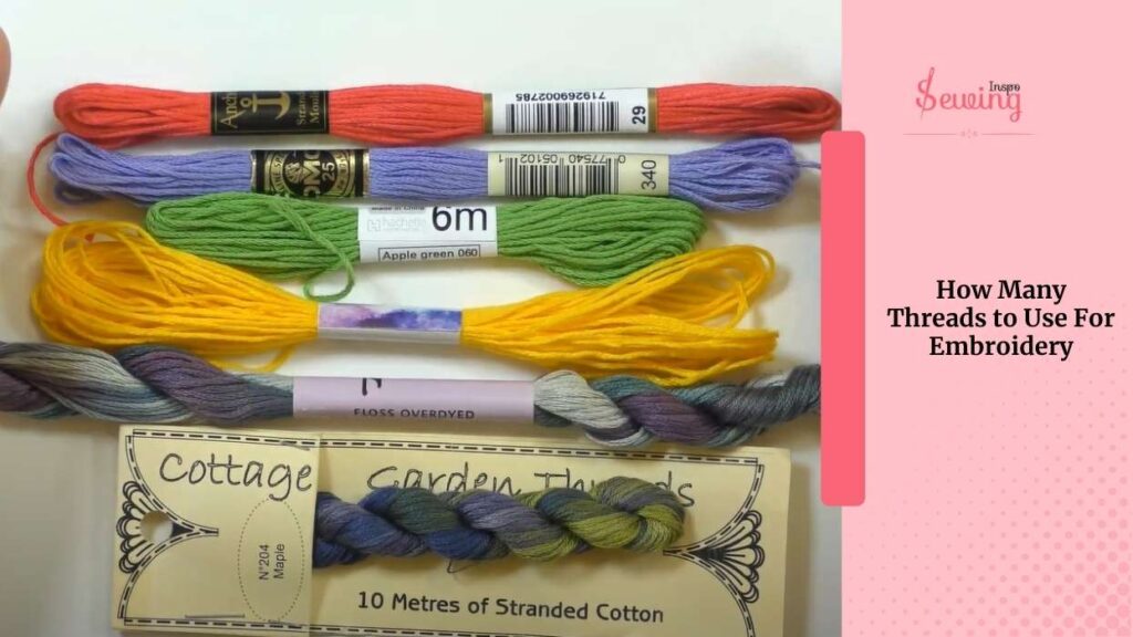 How Many Strands For Back Stitch Embroidery