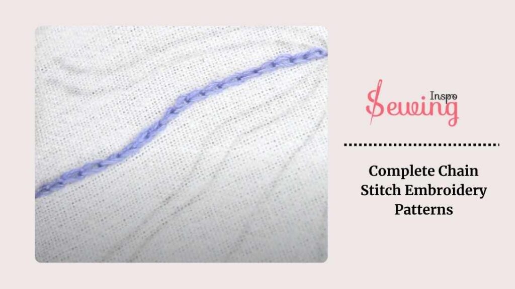 Complete Chain Stitch Embroidery Patterns