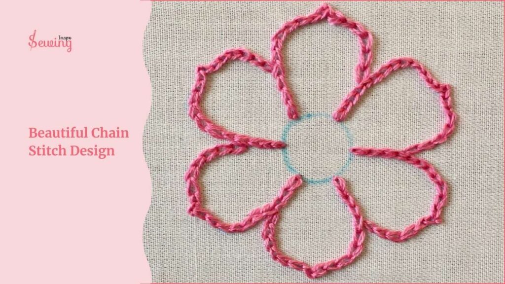 beautiful chain stitch design