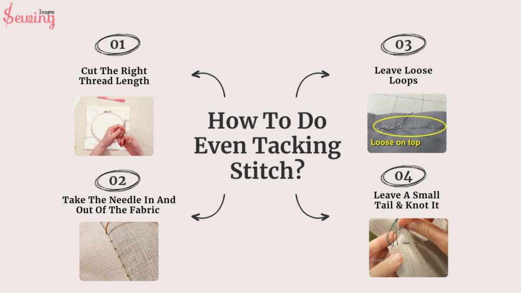 How To Do Even Tacking Stitch