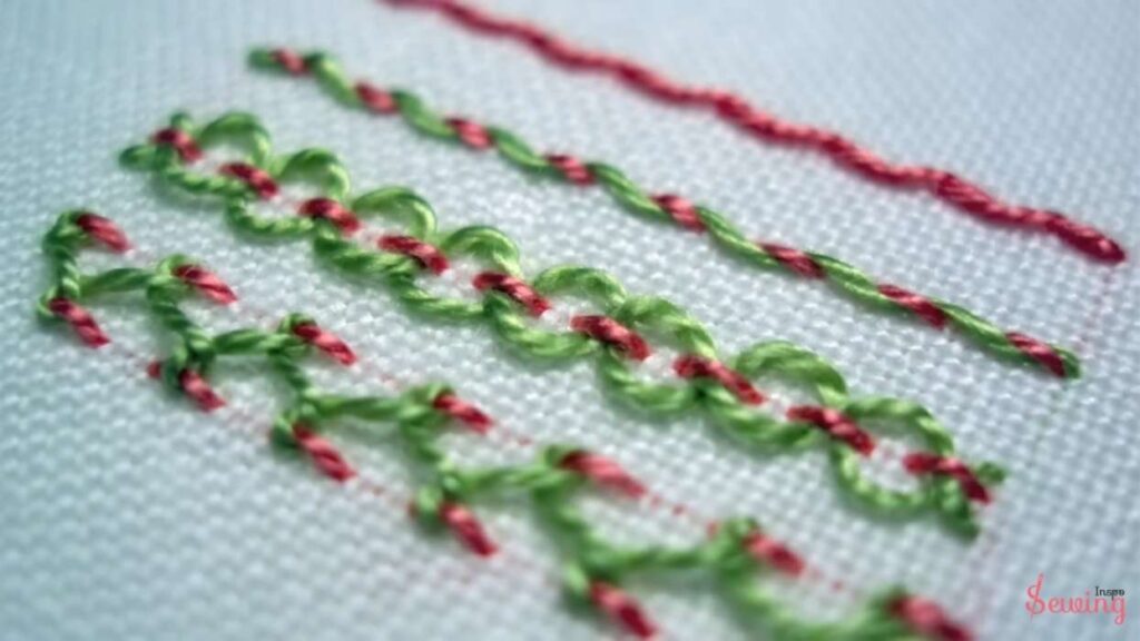 Running Back stitch pattern