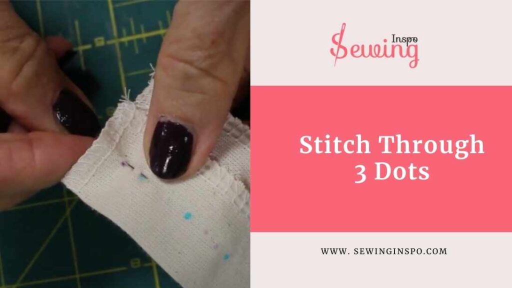 Stitch Through 3 Dots