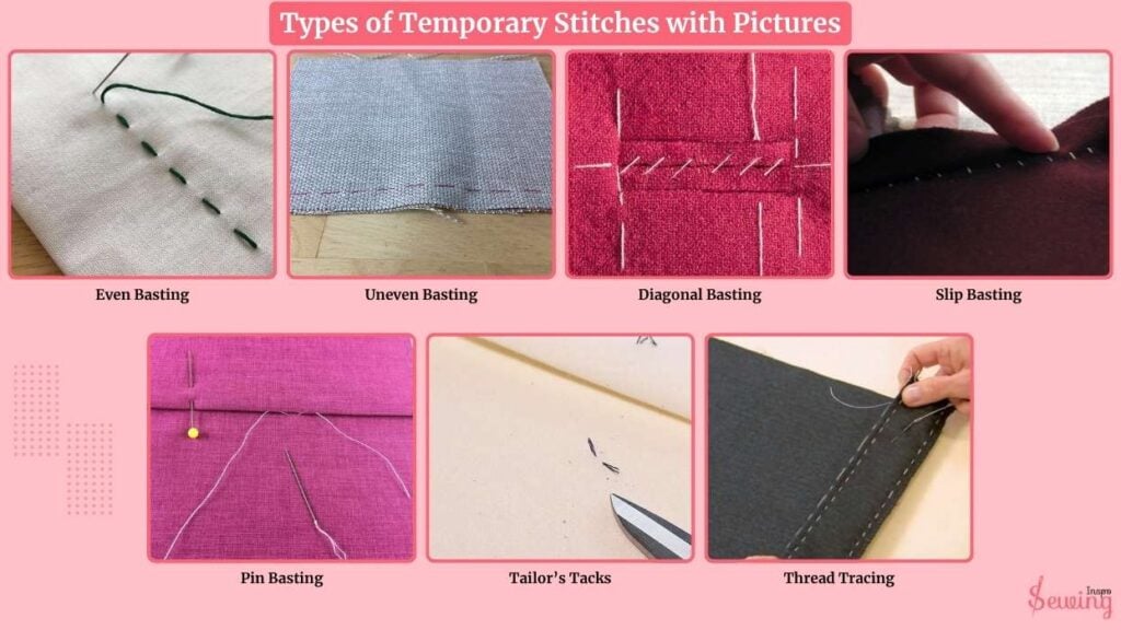 Types Of Temporary Stitches With Pictures