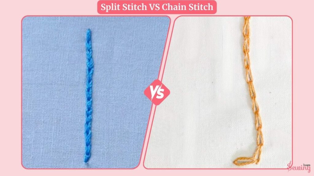 split stitch vs chain stitch
