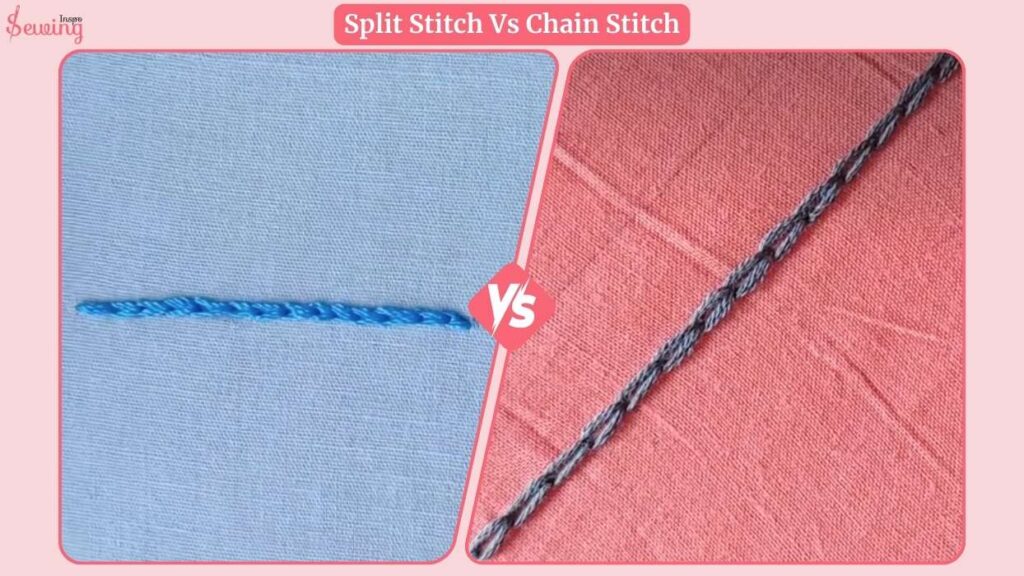 split stitch vs chain stitch