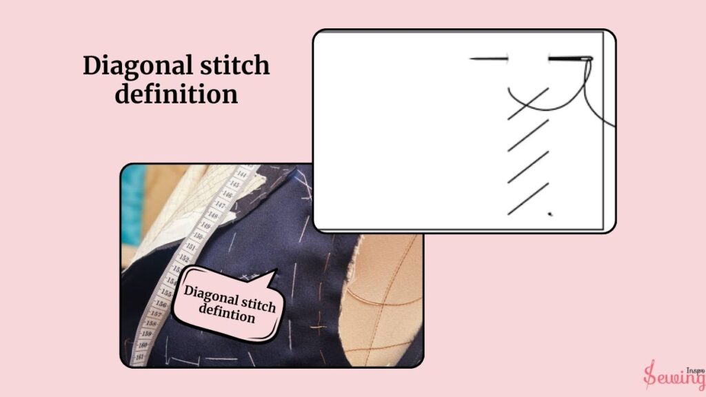 Diagonal Stitch Definition